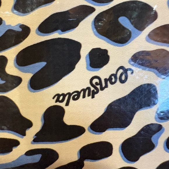 Consuela Leopard Crossbody Bag with Pink and Tan Strap - Picture 3 of 16